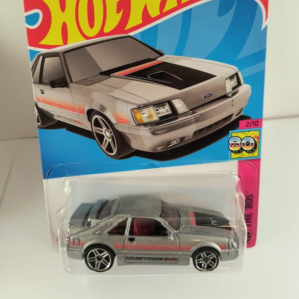 B1 hot wheels 84 mustang svo pony diecast ford toy car with shipping protec…